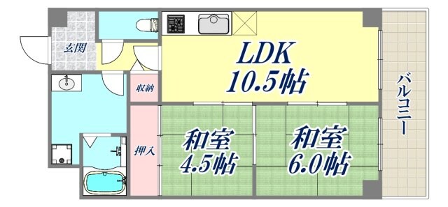 グランアルブルの物件間取画像