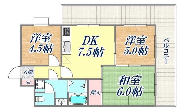 ヒルサイドテラス垂水の物件間取画像