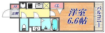 プレサンスTHE神戸の物件間取画像