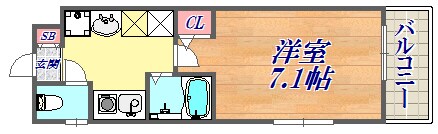 ISOGAMI EASTの物件間取画像