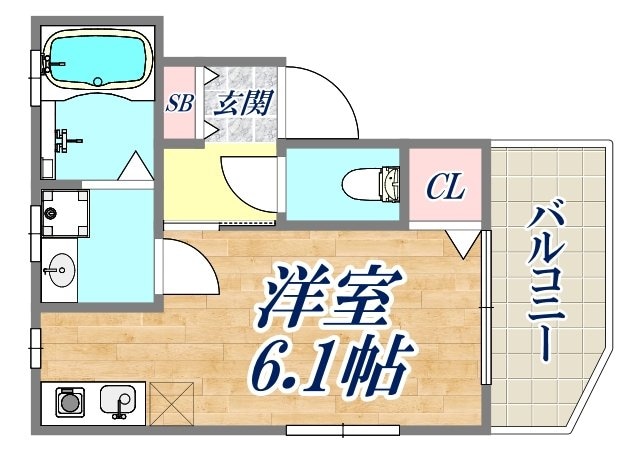 KARIN長楽町の物件間取画像