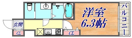 ファーストフィオーレ神戸湊町の物件間取画像