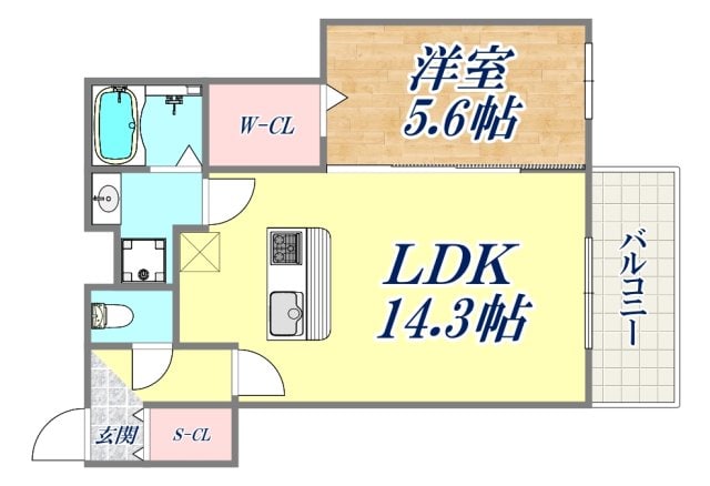 シャーメゾン岡本北の物件間取画像