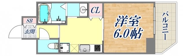 ワールドアイ神戸湊町の物件間取画像