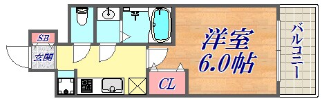 プレサンス神戸元町ベルシオンの物件間取画像