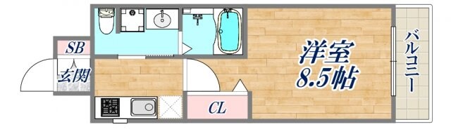 ラナップスクエア神戸ハーバープライムの物件間取画像