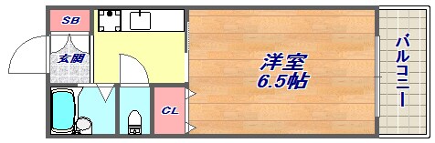 サンハウス本山の物件間取画像