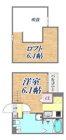 ボヌールの物件間取画像