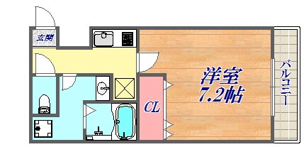 シュマンセプト神戸の物件間取画像