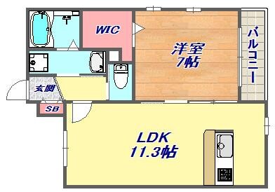 クレセント本山中町の物件間取画像