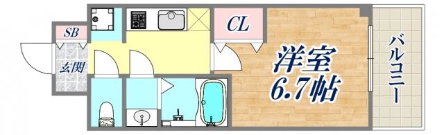 アドバンス神戸レイソレの物件間取画像