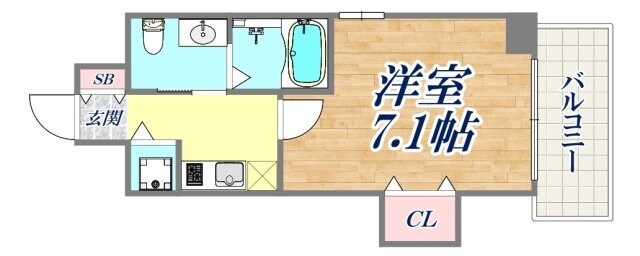 ビエント花隈の物件間取画像