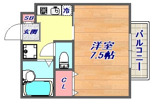 フォアオルテ岡本の物件間取画像