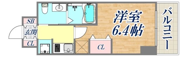 エステムコート神戸ハーバーランド前6ピクシスの物件間取画像