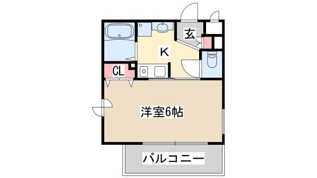 エステムコート神戸元町通の物件間取画像