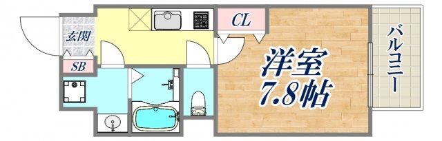 LIVIAZ KOBE CRESTの物件間取画像