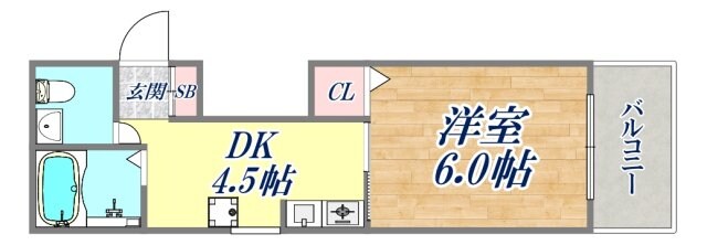 マンション幸宝2の物件間取画像