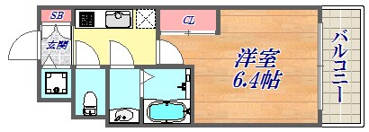 S-RESIDENCE神戸元町の物件間取画像
