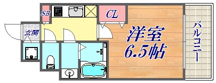 S-RESIDENCE神戸元町の物件間取画像