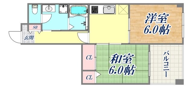 ハピネス東須磨の物件間取画像