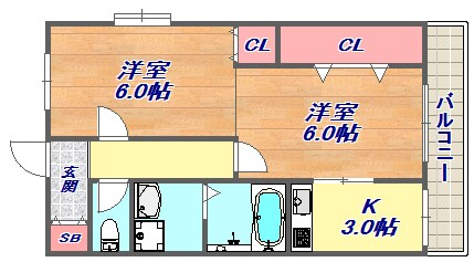 ミロード・ドゥ・メゾンの物件間取画像