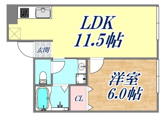 吉岡ハイツの物件間取画像