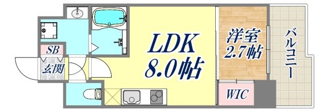 セレニテ神戸西エクラの物件間取画像
