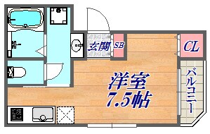 ワコーレヴィータ神戸上沢通サウスの物件間取画像