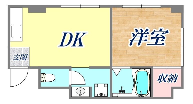 赤浦マンションの物件間取画像