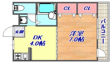 リッジヴィラ魚崎の物件間取画像