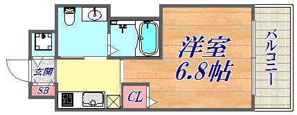 ファーストフィオーレ神戸元町の物件間取画像