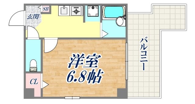 ソルジェンテハンター坂の物件間取画像