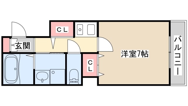 プレサンス神戸駅前の物件間取画像