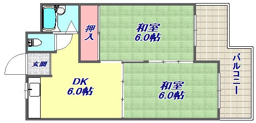 ルミエール大石の物件間取画像