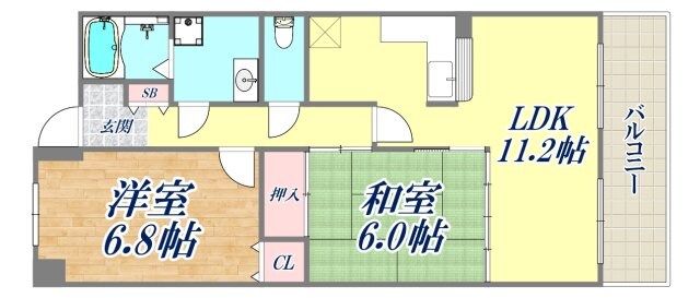 コンフォート芦屋西の物件間取画像