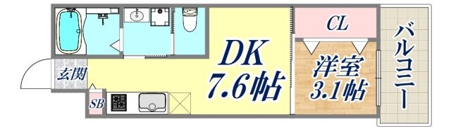 ワコーレヴィータ川西通の物件間取画像