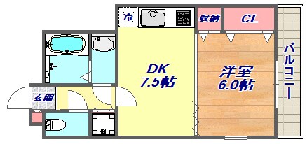 ドール魚崎の物件間取画像