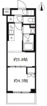 仮）大田区蒲田本町1丁目マンションの物件間取画像