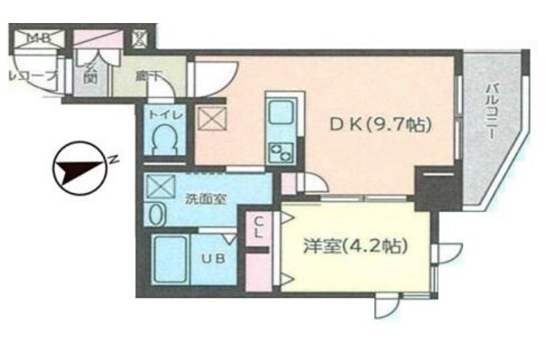 フィオーレ品川の物件間取画像