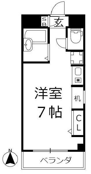 蓮沼ハイムの物件間取画像