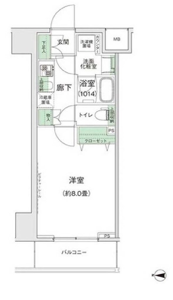 スタイリオ蒲田Ⅱの物件間取画像