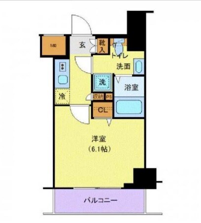 ログ品川サーフサイドの物件間取画像