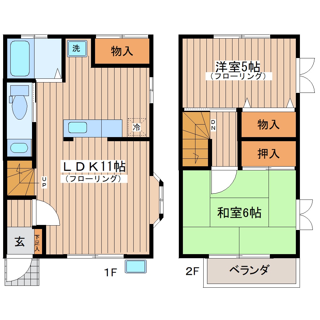 クエート森郷の物件間取画像