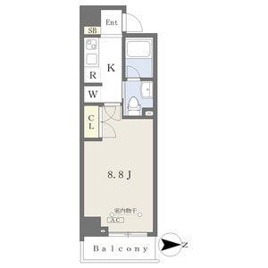 吹上駅 徒歩3分 6階の物件間取画像