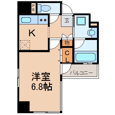 鶴舞駅 徒歩8分 9階の物件間取画像