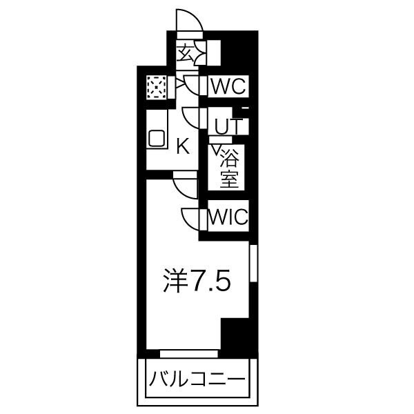 高岳駅 徒歩6分 2階の物件間取画像