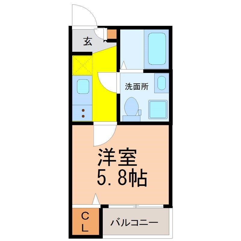 大曽根駅 徒歩10分 2階の物件間取画像