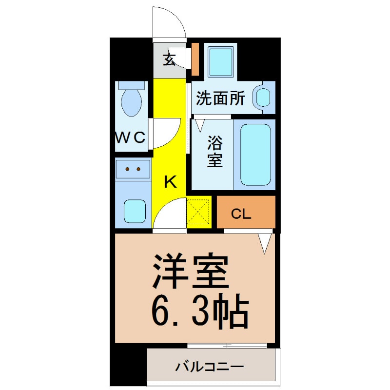 フローライト上前津の物件間取画像