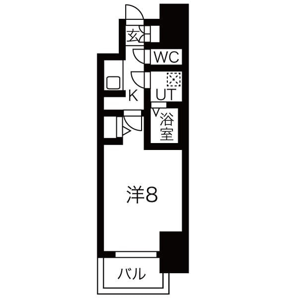 名古屋駅 徒歩10分 2階の物件間取画像