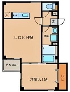 グランレーヴ金山の物件間取画像